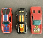 Lot of 3 1960s-70s Hot Wheels Cars - Warpath w/ Redlines, Racebait 308, P-911