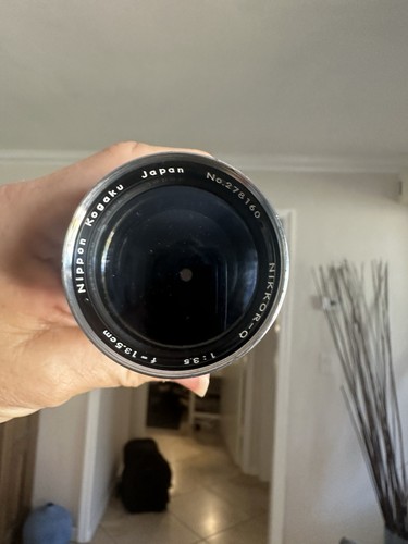 Nikkor-Q 135mm f/3.5 lens Nikon S-mount Nippon Kogaku Vintage - Picture 15 of 15