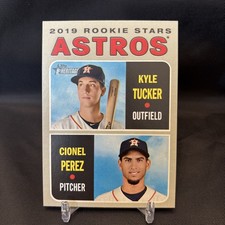 2019 Topps Heritage - Rookie Stars Kyle Tucker, Cionel Perez #227 (RC)
