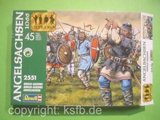 1:72 Revell #2551 Mittelalter Angelsachsen Ritter Elastolin Posen erstes Boxbild