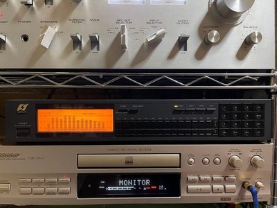 SANSUI G-E910 14Band Graphic Equalizer SpectrumAnalyzer Japanisch voll funkti...