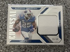 2018 Panini National Treasures Football Colossal Materials LeSean McCoy 29/99