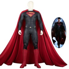 Man of Steel Superman Costume Cosplay Suit Upgrade Ver Men's Outfit