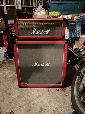 Marshall MG100HDFX Red with MG412A Combo Amp Guitar Amplifier | eBay