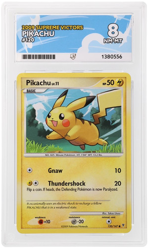 Pikachu graded ACE 8 for sale on eBay