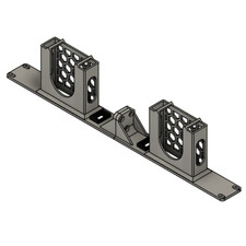 19" Rack Mount for Philips Hue Bridge Pro 3D Printed PETG Black M3 Hardwar