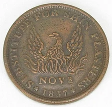 Hard Times Token May Tenth, HT 66, Very Fine, #278