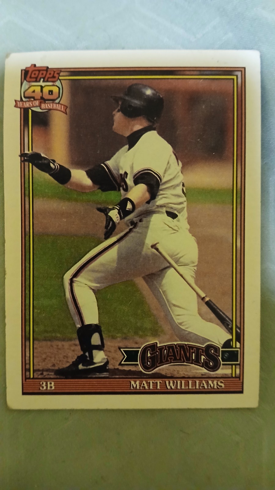 1991 Topps - Matt Williams #190 Collector's Edition (Tiffany)