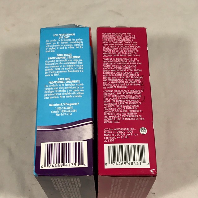 Vintage Quantum Soft & Medium Perm Boxes Kits Womens Hair Care Curls