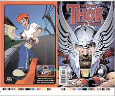 MIGHTY THOR #45 (547) ORIGINAL PRODUCTION ART COMIC COVER MARVEL COMICS ASGARD