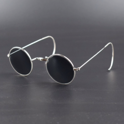 Vintage Round Reading Glasses Sunglasses Antique Wire Rim 