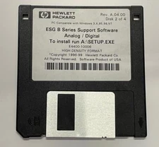 Agilent E4400-10006 ESG-B Series Support Software Rev A.04.00 Floppy Disk 2