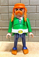 PLAYMOBIL Film Dessin Animé BD ASTERIX GAULOIS VERCINGETORIX 32A CUSTOM RARE