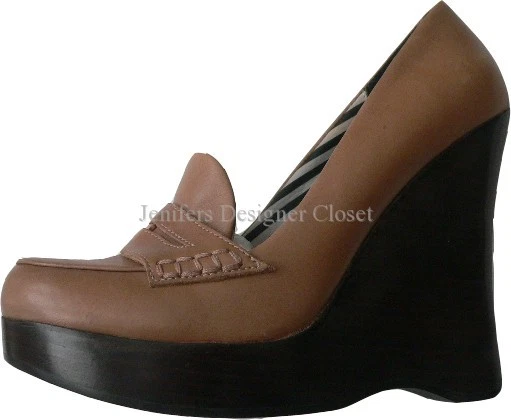 Wedge penny best sale loafers