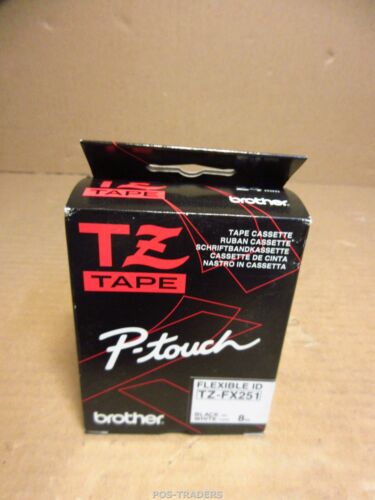 Brother TZ-FX251 Tape, Flexible, 24mm x 8m, Black on White TZe NEW NUE NUOVO - Bild 1 von 2