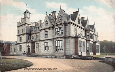 POSTKARTE - IRLAND - BANGOR CASTLE - COUNTY DOWN - POSTED 1915