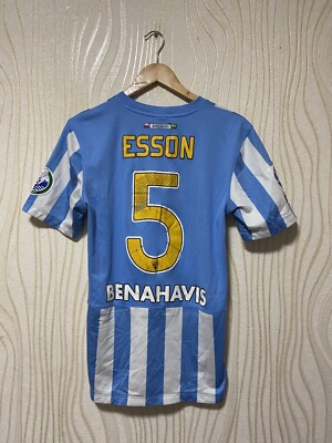 MALAGA 2014 2015 HOME FOOTBALL SHIRT SOCCER JERSEY NIKE 588411-412