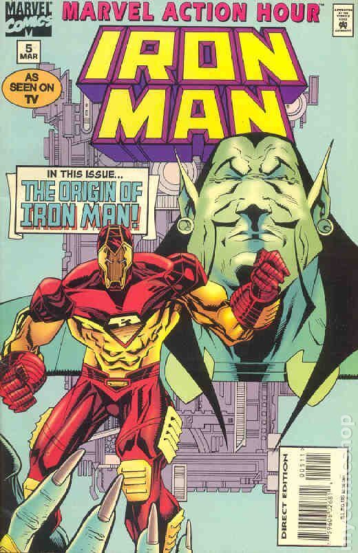 Marvel Action Hour Featuring Iron Man #5 FN 1995 Stock Image
