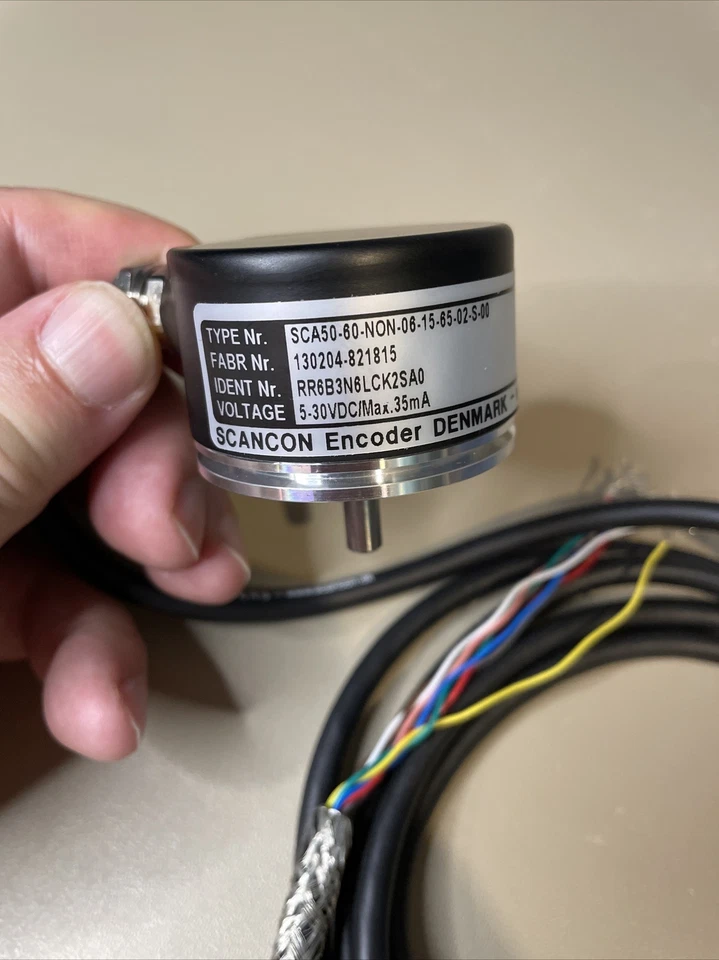 Scancon Encoder SCA50-60-NON-06-16-65-02-S-00  5-30VDC Max 35mA Not Tested - Image 3 of 4