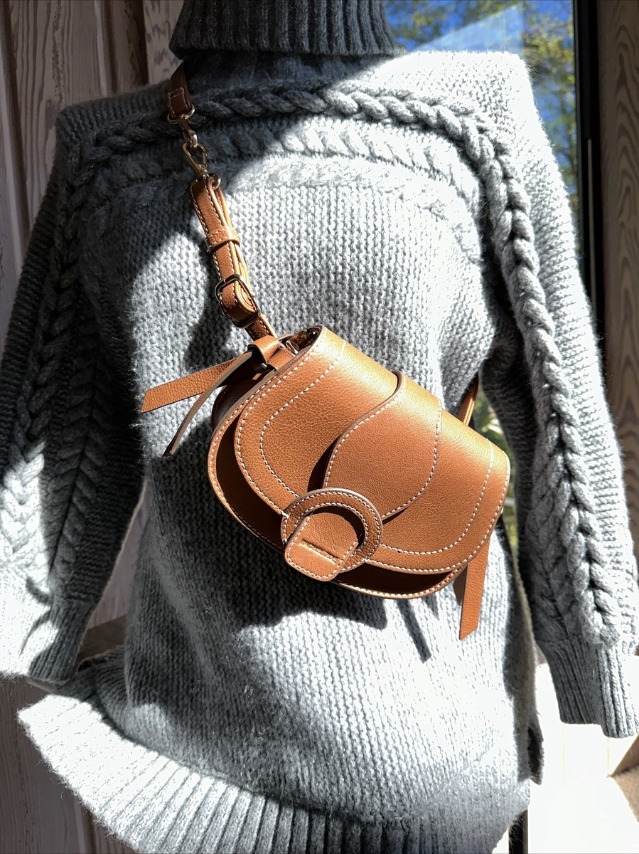 Rachel Zoe Edessi Crossbody Saddle Bag Convertible Purse Vegan