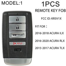 Llavero Inteligente Acura RDX 2020 Original OEM - FCC KR5T21, Memoria Conductor, Inserto Sin Cortar