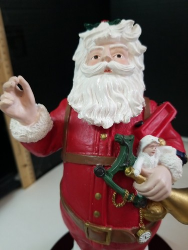 Vintage Duncan Royale Large Musical Santa Claus Thomas Nast Limited Figurine - Picture 2 of 12