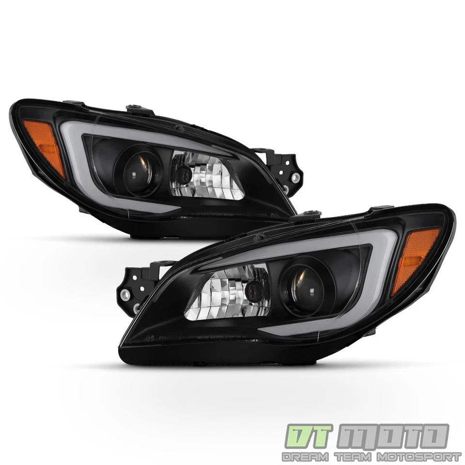 Faros proyectores de tubo LED DRL izquierda+derecha para Subaru Impreza WRX 2006-2007 Foto 2 de 4