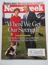 Newsweek Magazine December 3, 2001 George W Laura Bush Exclusive Interview