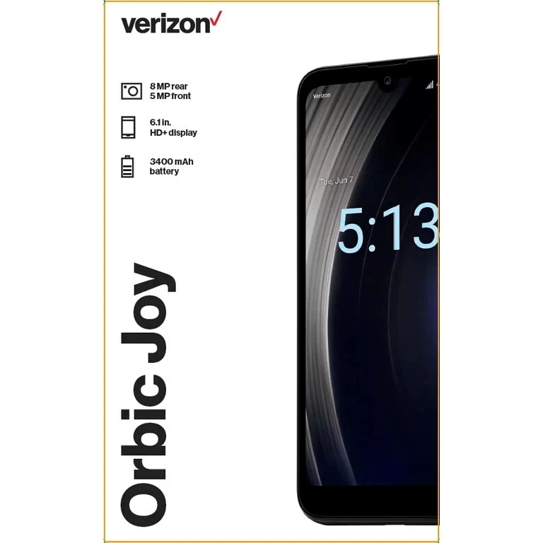 Orbic Joy 32GB Smartphones, Black -Verizon