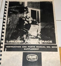 LeBlond Hydra-Trace Instruction and Parts Manual