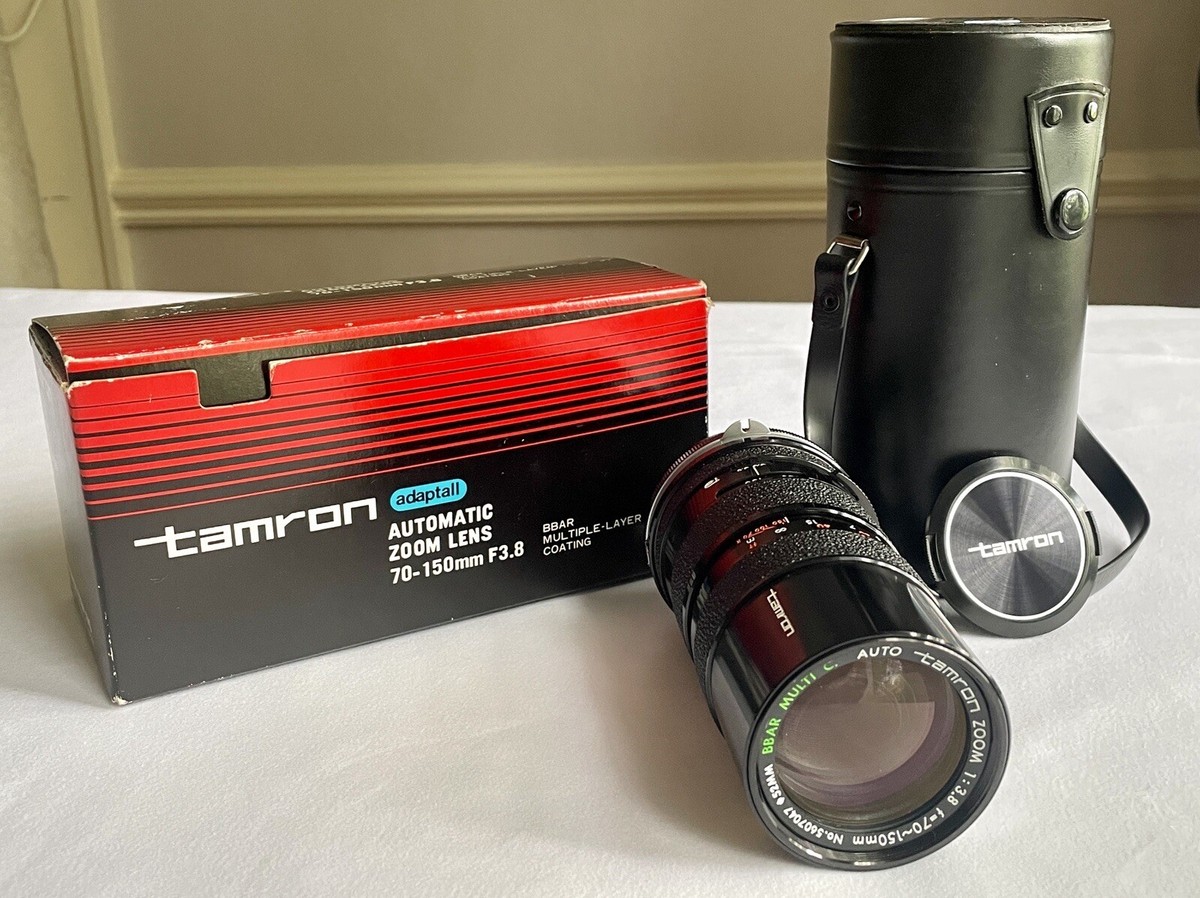 1979 Tamron Adaptall Zoom Camera Lens, Macro 70-150mm f/3.5 BBAR