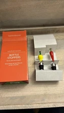 Sandraalexandra Bottle Stoppers Set Of Lemon & Chili Limited Edition NIB Glass