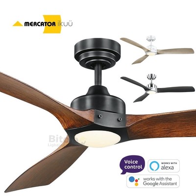 Mercator Ikuü Smart Minota Wifi Enabled Dc Ceiling Fan With Led Light And Remote Mercator Ikuü Smart Minota Wifi Enabled, Wifi Enabled Ceiling Fan