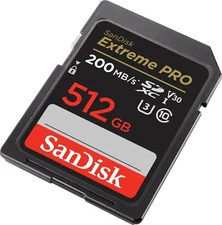 SanDisk SD SDXC Card Extreme PRO 512GB Class 10 V30 U3 4K Memory Card 200MB/s - Image 3 of 4
