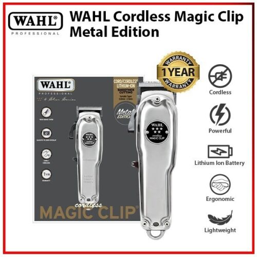 WAHL Cordless Magic Clip Metal Edition Professional Hair Clipper #8509 (Display) - 第 1/9 張圖片