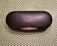 Adrienne Vittadini Eye Glasses Sun Glasses hard case black with silver logo