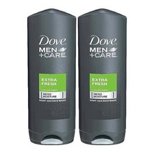 Dove Men Care - Extra Fresh Cooling Body Wash, 400ml Pack of 2 