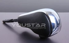 US STOCK Leather & Chrome A/T Shift Knob for BMW 3 5 7 Series E46 E60 E39 E36 X5