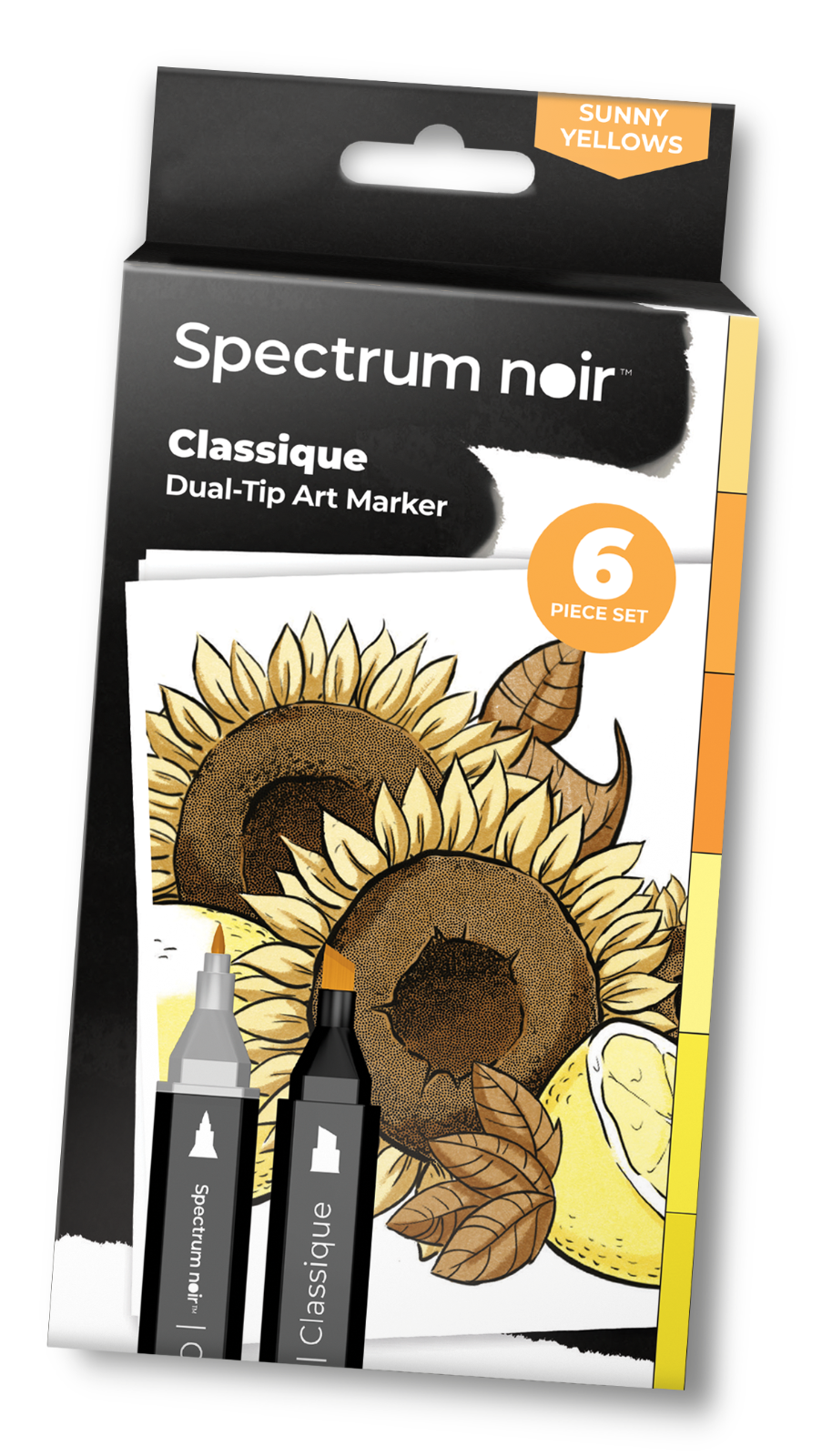 Spectrum Noir Classique - SUNNY YELLOWS - Premium Alcohol Blendable Artist Pens