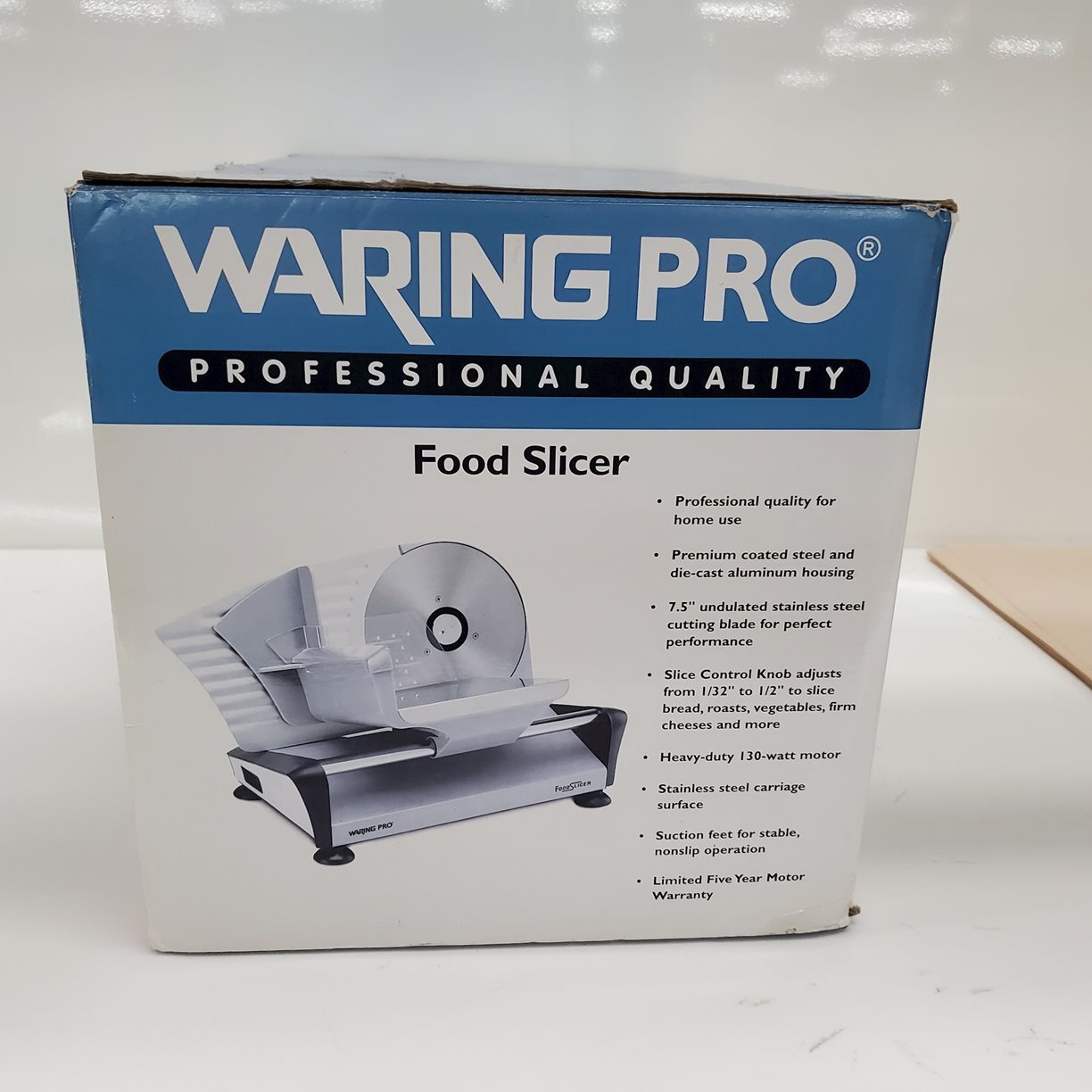 Waring Pro Professional Quality Food Slicer/Original Box/Untested eBay