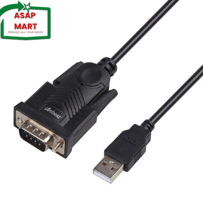 USB to RS232 DB9 Cable (5 FT), USB 2.0 to Serial Cable Male a Converter Adapter