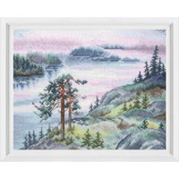 "Rto Kreuzstich Stickpackung \"MorgendäMmerung\", ZäHlmuster, 25,5X20Cm"