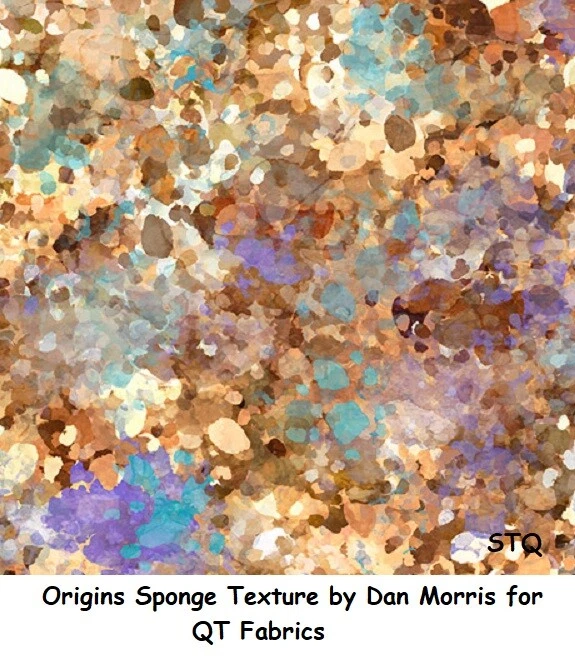 Origins Sponge Like Texture cotton Quilt fabric QT Latte Stone Cream - Image 2 of 4