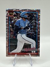 2026 Topps Series 1 James Wood Silver Crackleboard Foil #T91-16 Nationals
