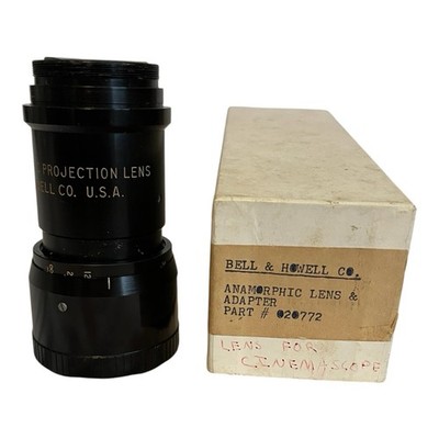 Bell and Howell 2X Anamorphic Projection Lens Part #020772 USA
