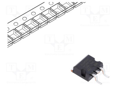 500V D2PAK 125W 6,3A Idm: 40A Transistor: N-MOSFET unipolar