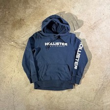 Navy Blue Hollister Hoodie