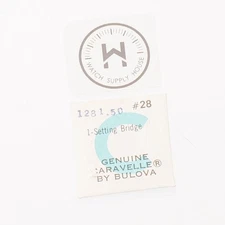 Bulova 1281.50 Watch Setting Lever Spring Set Bridge New Old Stock  (C19R1)