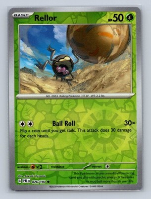 SV02: Paldea Evolved #026/193 Rellor Reverse Holo