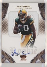 2011 Panini Crown Royale Rookie Silhouette Signatures /299 Alex Green Auto 6ed